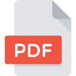 flat pdf icon